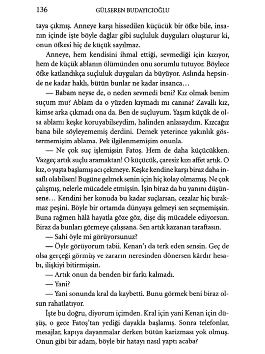 Kitob, "Kral Kaybederse" – Gülseren Budayıcıoğlu