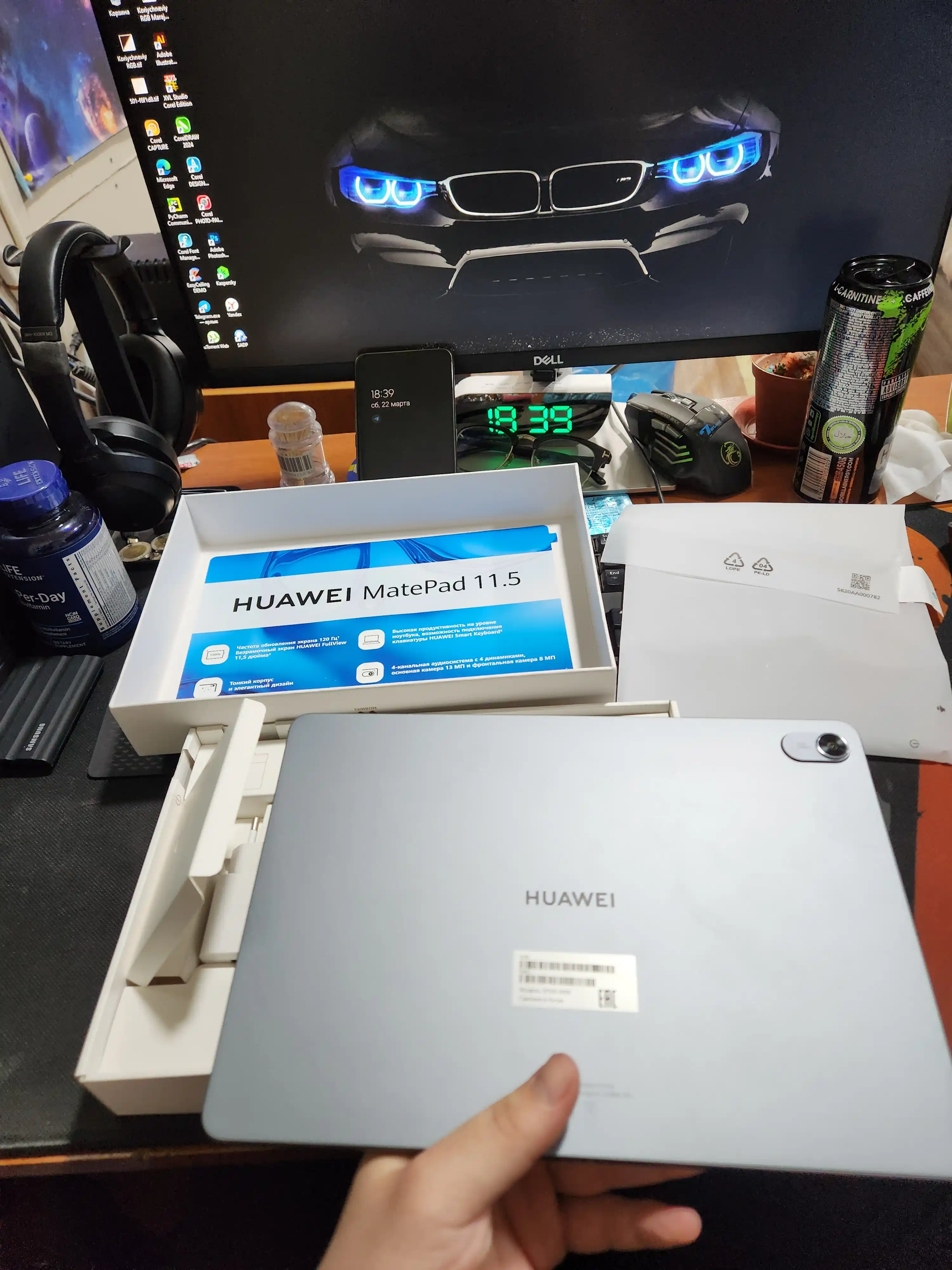 Планшет Huawei MatePad 11.5",Wi-Fi,6/128,8/256ГБ,клавиатура есть на 256ГБ, гарантия 1 год