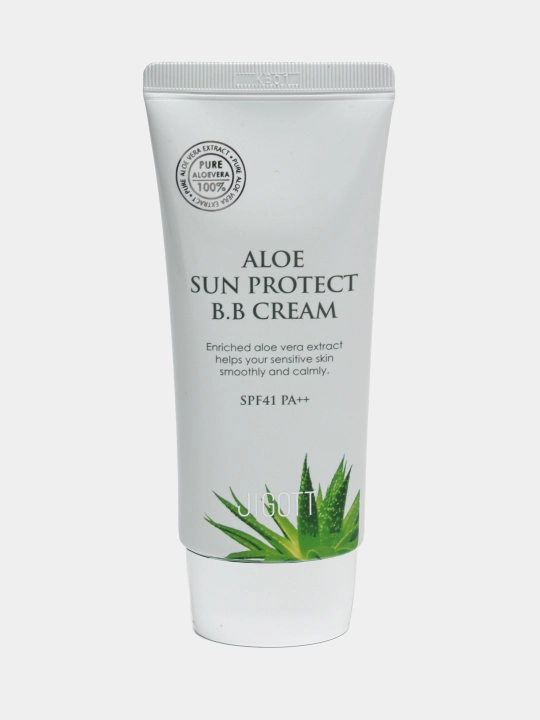 Jigott Aloe BB CREAM quyoshdan SPF41+ PA++ quyosh himoyalovchi BB kremi