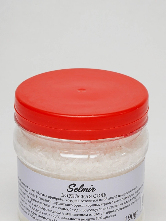 Корейская соль 190 г Selmir — для кимчи, маринадов, солений и корейских блюд