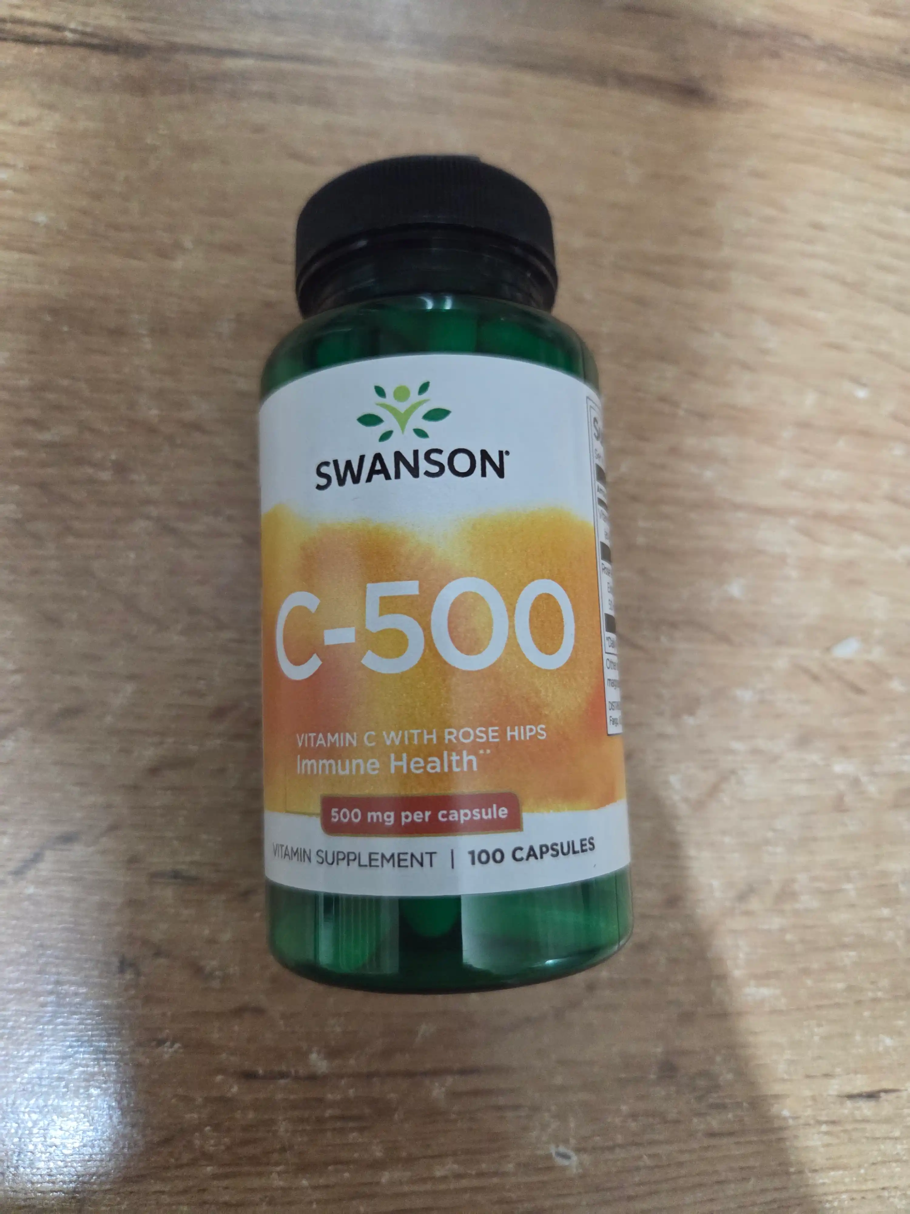 Swanson C 500 мг с шиповником, капсулы