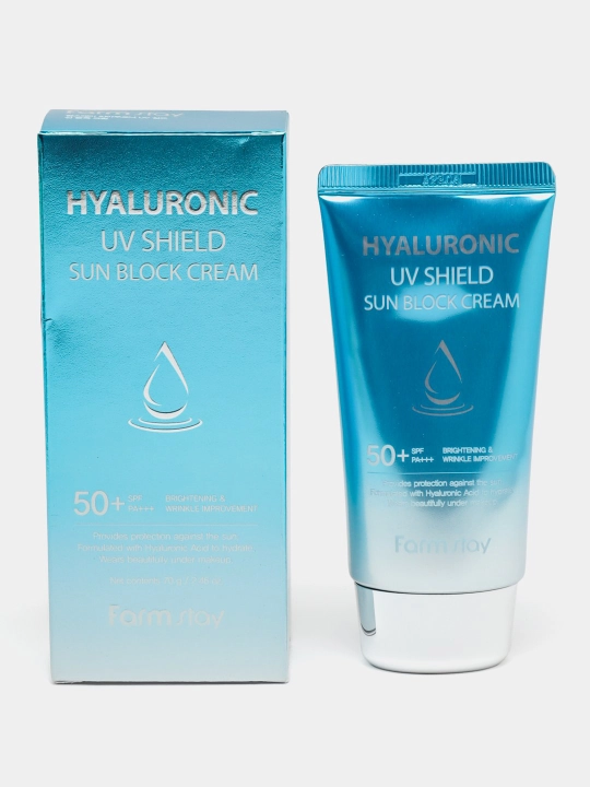 Namlovchi quyoshdan himoyalovchi krem, Hyaluronic UV, zagar, SPF50+ PA+++, 70 g - 