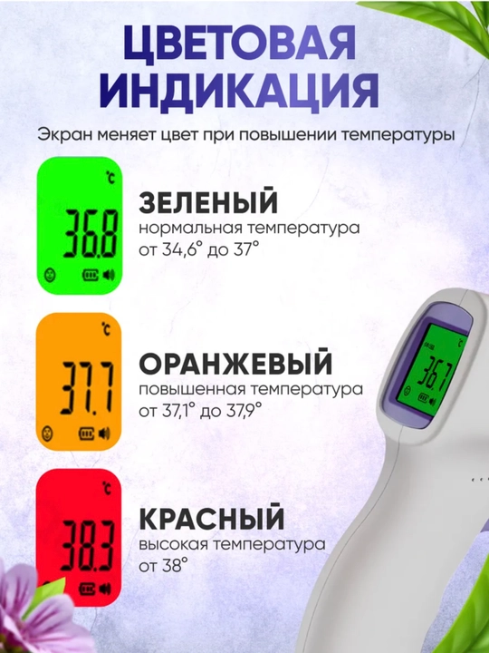 Elektron infraqizil termometr, kontaktsiz