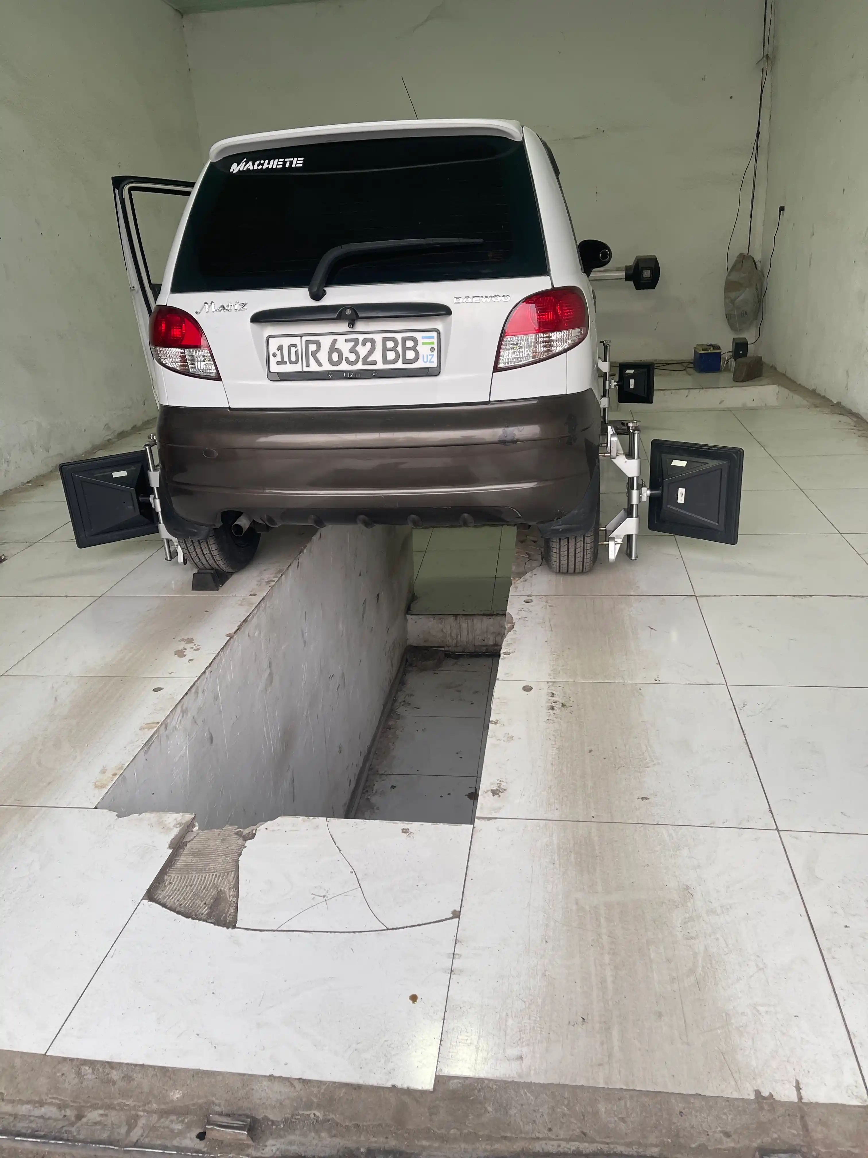 Matiz uchun orqa to‘xtash chiroqlari, o‘ng va chap tomon, juft, qizil