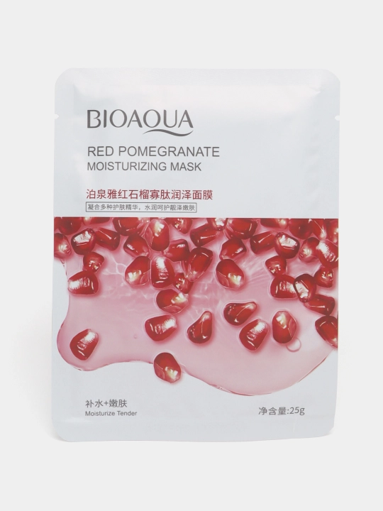 Тканевая маска для лица Bioaqua, с натуральными компонентами, 25 г