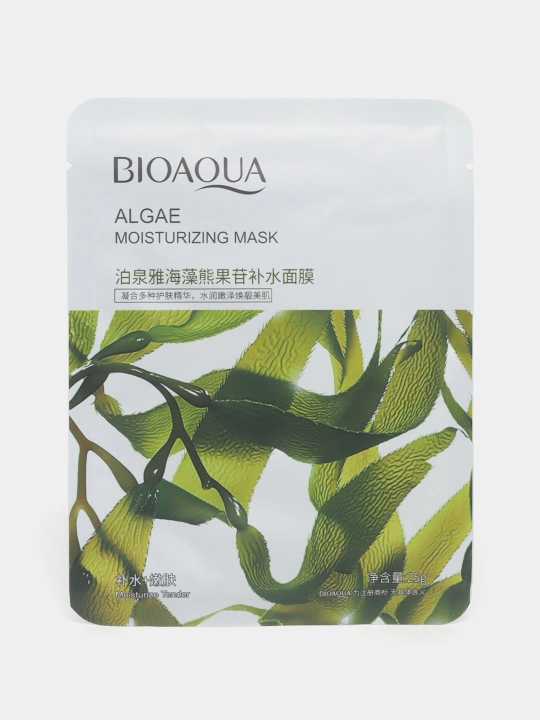 Тканевая маска для лица Bioaqua, с натуральными компонентами, 25 г