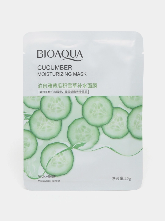 Тканевая маска для лица Bioaqua, с натуральными компонентами, 25 г