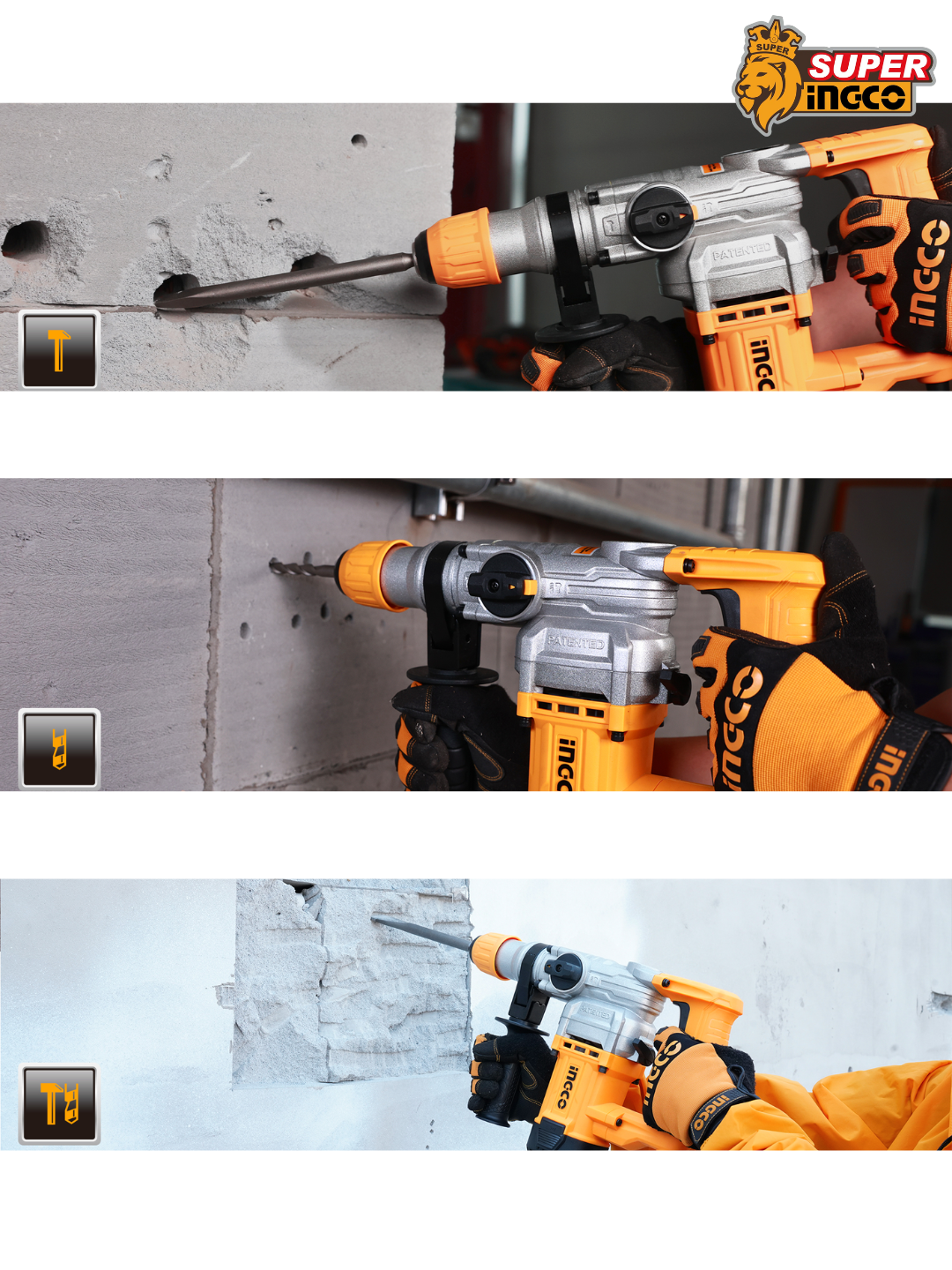 Перфоратор INGCO RH10506