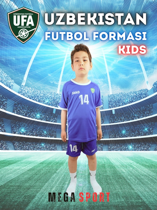 O‘zbekistonning uy va safar o‘yinlari uchun futbol kiyimi