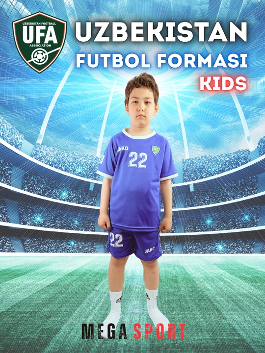 O‘zbekistonning uy va safar o‘yinlari uchun futbol kiyimi