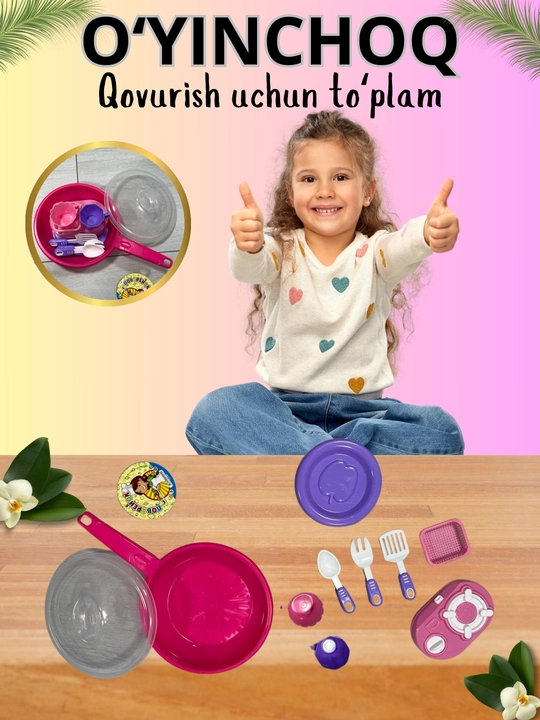 Meva va sabzavotlarni pishirish va to‘g‘rash uchun bolalar to‘plami - 