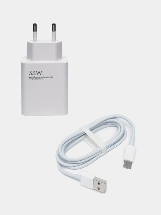 Redmi 33w adapter va type c kabel, zaryadnik Redmi Samsung uchun + naushniklar sovg'aga