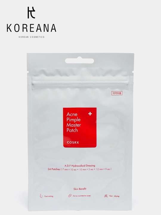 Патчи пластыри от акне и прыщей Cosrx Acne Pimple Master, 24 шт - 