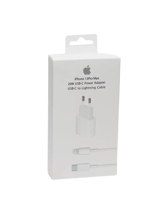 Адаптер и кабель быстрой зарядки для iPhone Type-C/USB-C Lightning, 20 Вт