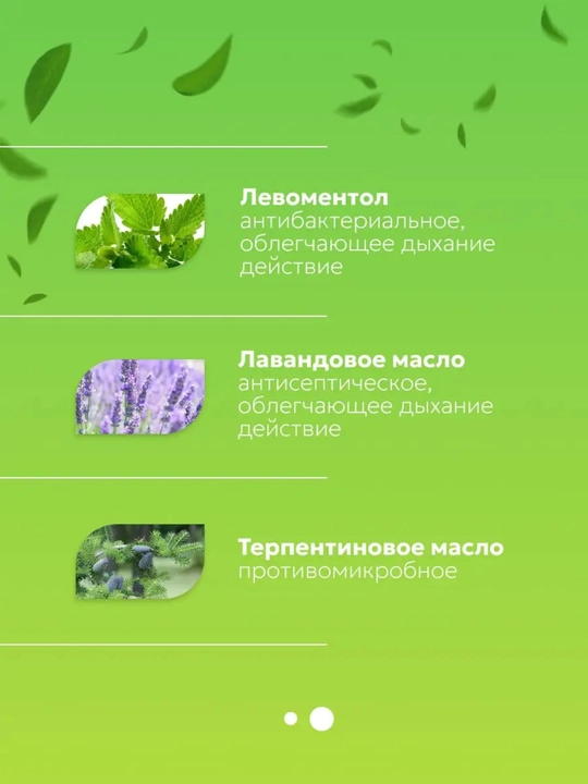 Пластырь-ингалятор «ДЫШИ» от заложенности носа, 10 шт