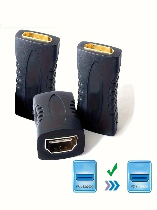 Переходник для соединения двух HDMI-кабелей, мама-мама, для монитора, ноутбука - 