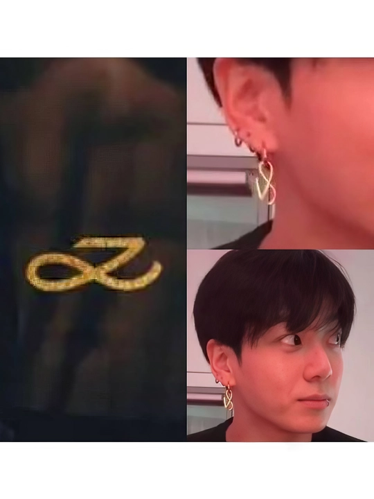 Серёжки Jungkook BTS KPOP - 