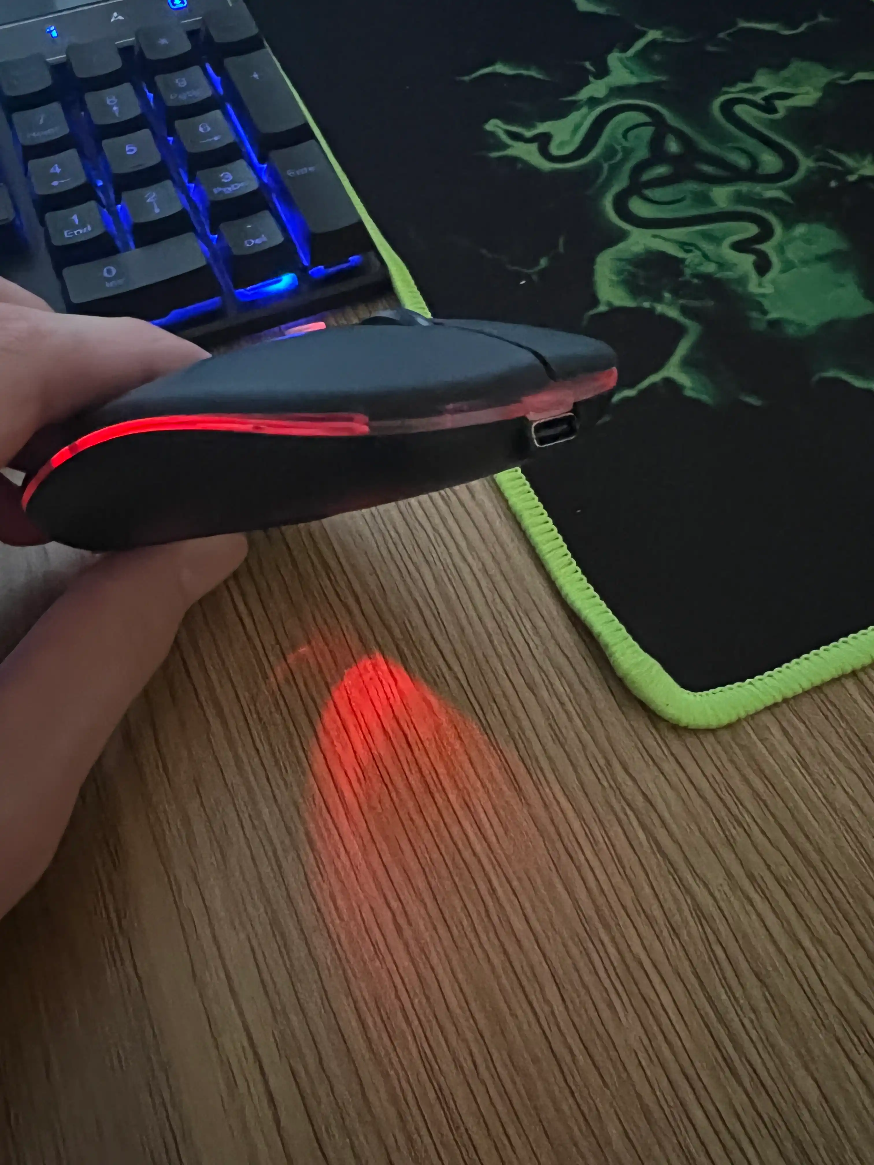 Беспроводная компьютерная мышь, с подсветкой RGB