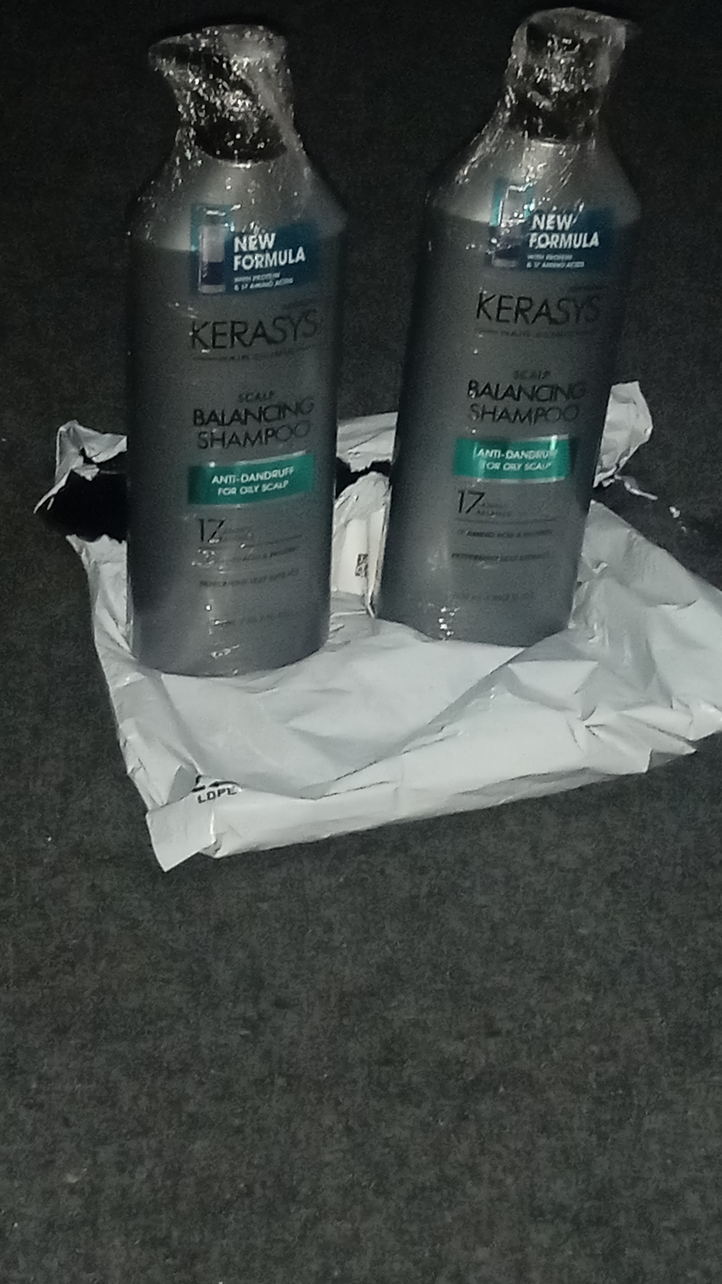 Шампунь Kerasys, против перхоти для жирных волос, кератиновое восстановление, 600 мл