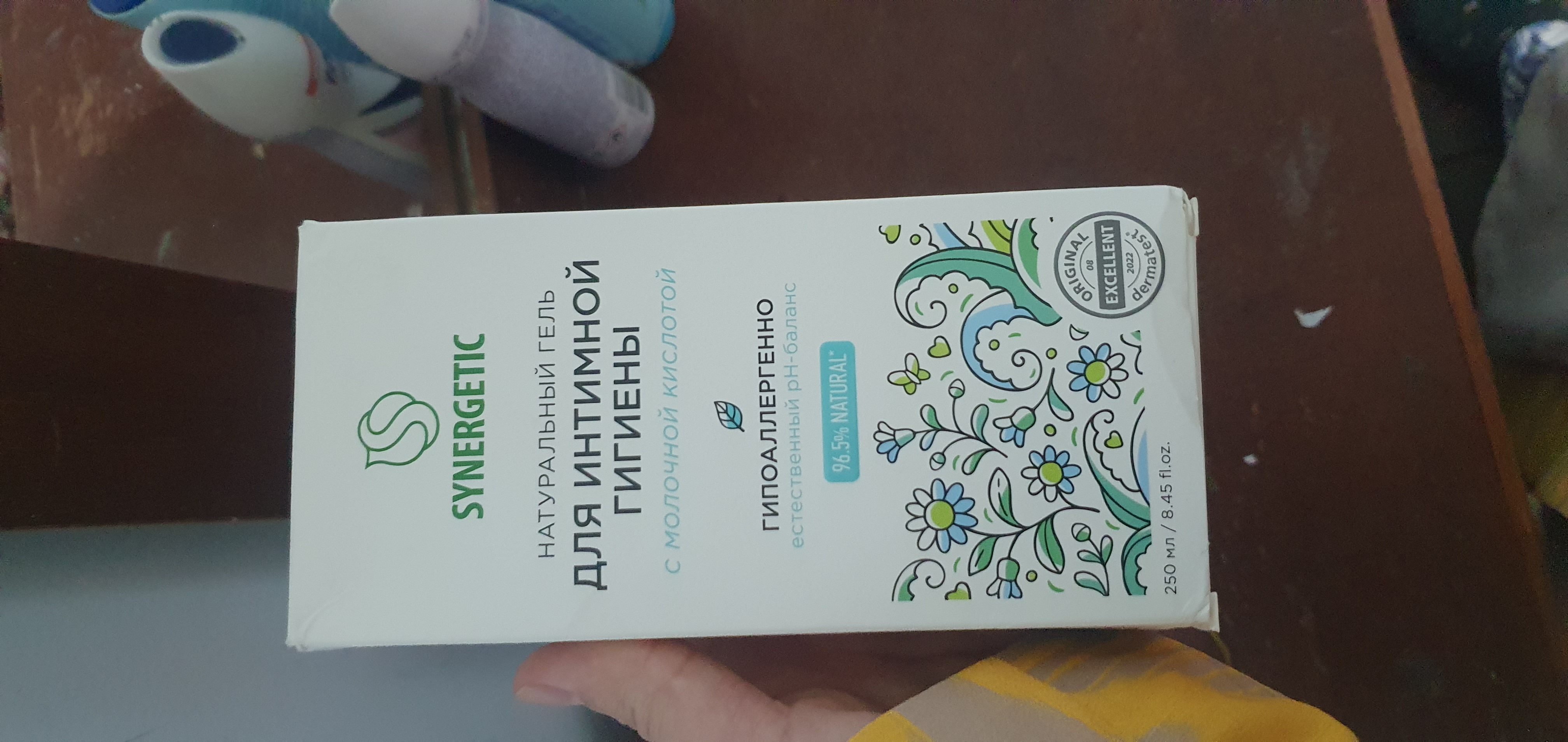 Intim gigiyena uchun tabiiy Synergetic geli, 250 ml