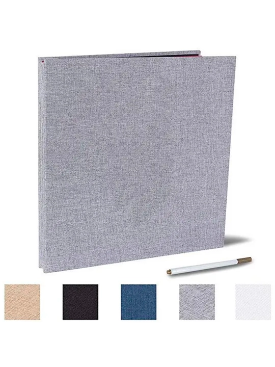 Magnit fotoalbom, 20 varaq, lyon mato, o'lchami 30 * 30 - 