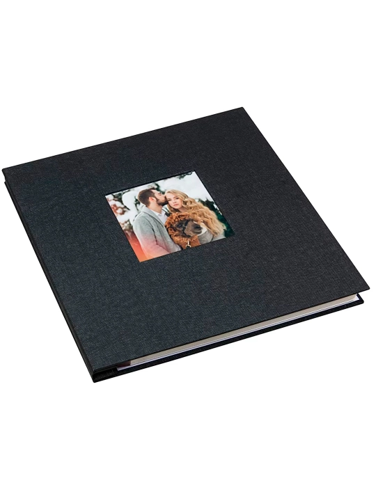 Magnit fotoalbom, 20 varaq, lyon mato, o'lchami 30 * 30