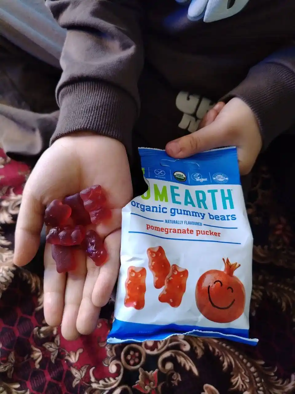 YumEarth anor tamli marmelad ayiqchalari, 50 gr