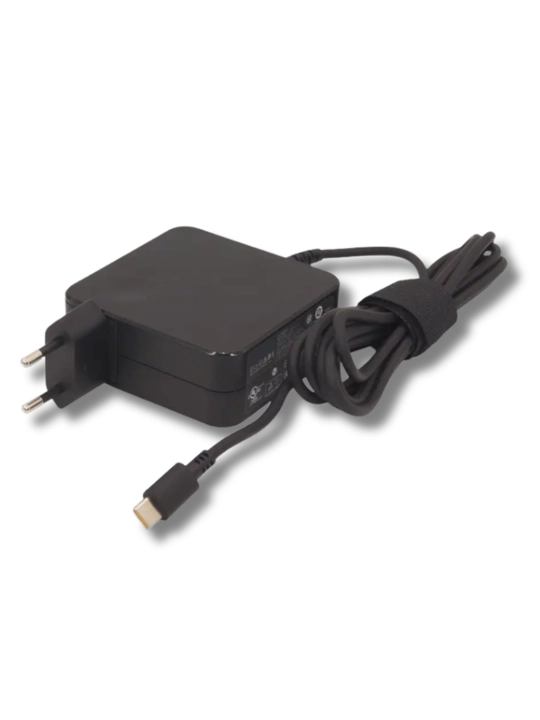 Lenovo noutbuk zaryadlash qurilmasi, USB Type-C, 65W + sovg'a bilan birga