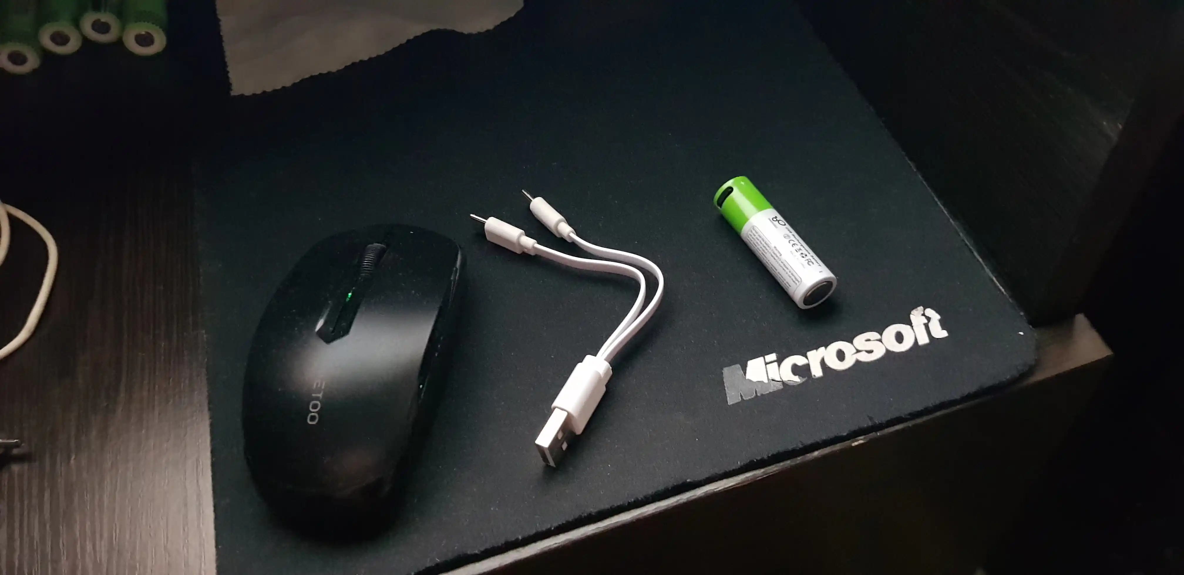 Qayta zaryadlanuvchi batareyalar AA/AAA, USB zaryadlovchi Type-C