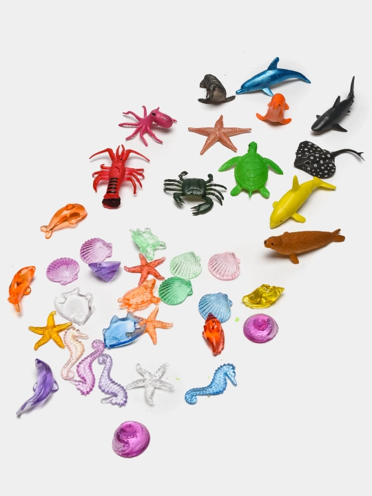 Набор кинетического песка для детского творчества с формами, для лепки и творчества