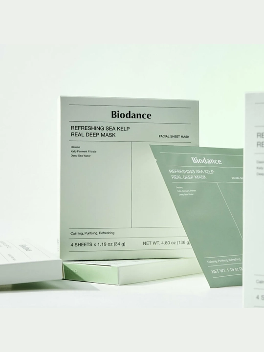 Teri elastikligi uchun kollagen va seramidli tungi gidrogel niqob, Biodance Mask