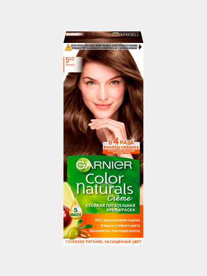 Garnier, Color Naturals uzoq muddatli oziqlantiruvchi kremli soch bo'yog'i