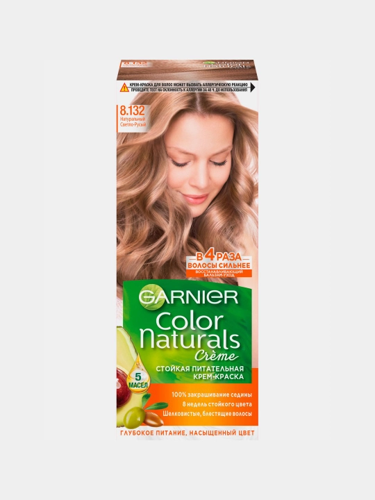 Garnier, Color Naturals uzoq muddatli oziqlantiruvchi kremli soch bo'yog'i
