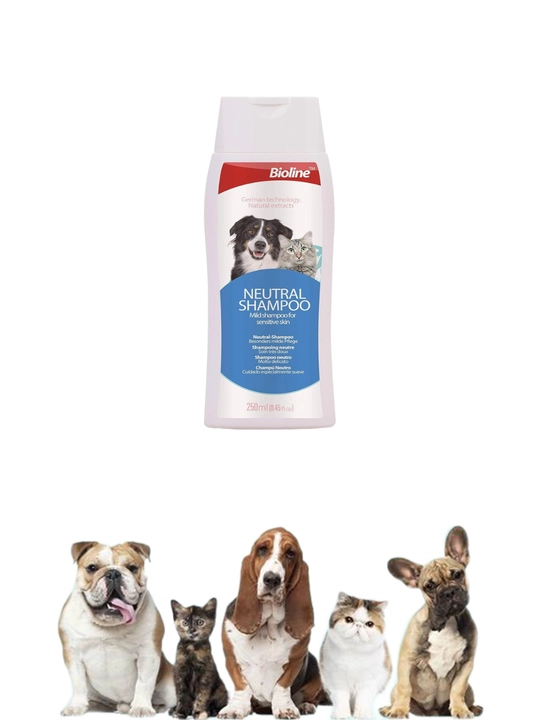 Mushuk va ITlarning Nozik teri uchun shampon 250 ml