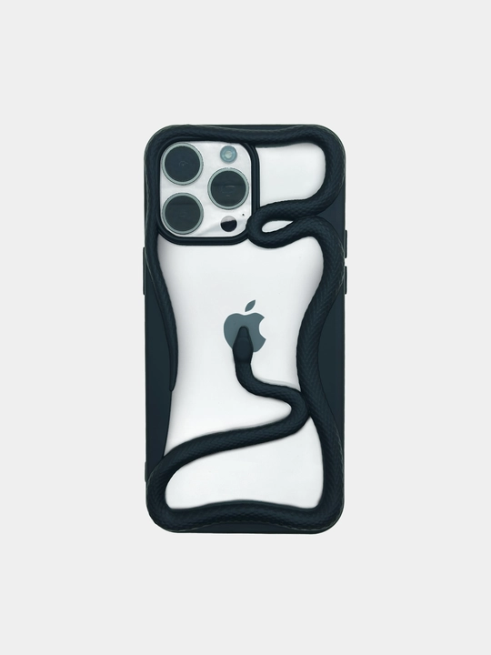 Чехол для iPhone 11, 12, 13, 14, 15, 16, 17, Pro, Pro Max, Plus Змея