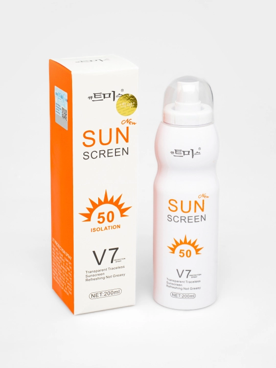 Quyosh spreyi 50 SPF SPF Sun screen V7, 200 ml