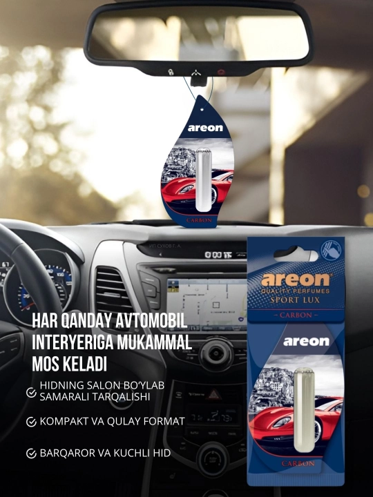 Ароматизатор для машины Areon Lux Sport Liquid, освежитель воздуха для авто, 5 мл