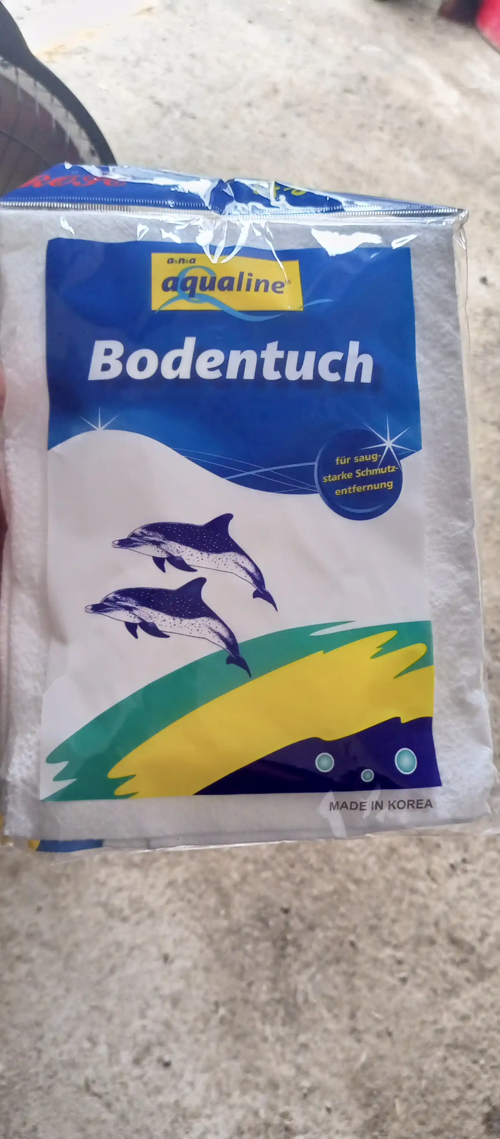 Uy va avtomobilni tozalash uchun Bodentuch Aqualine universal delfin salfetkasi, Koreya