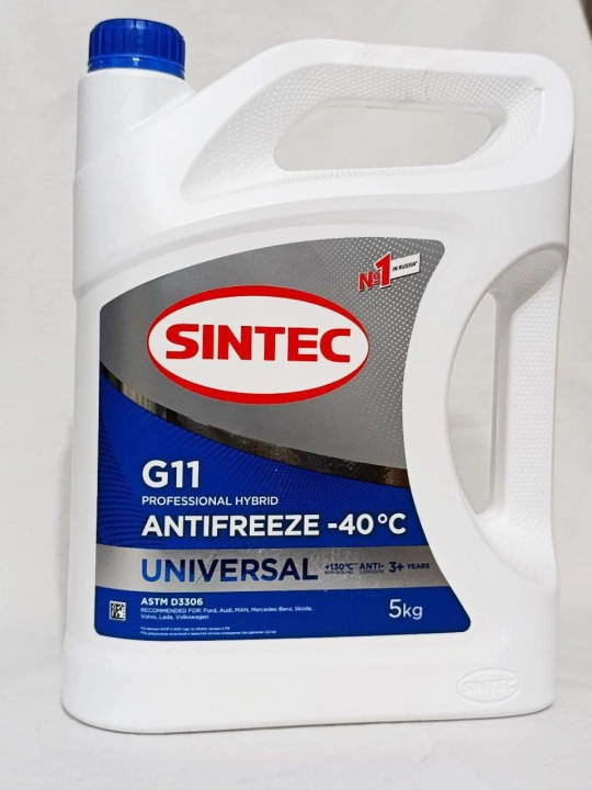 Motor moyi, Sintec G11, G12+ Universal Antifreeze -40°C, 5kg, 1 kg - 