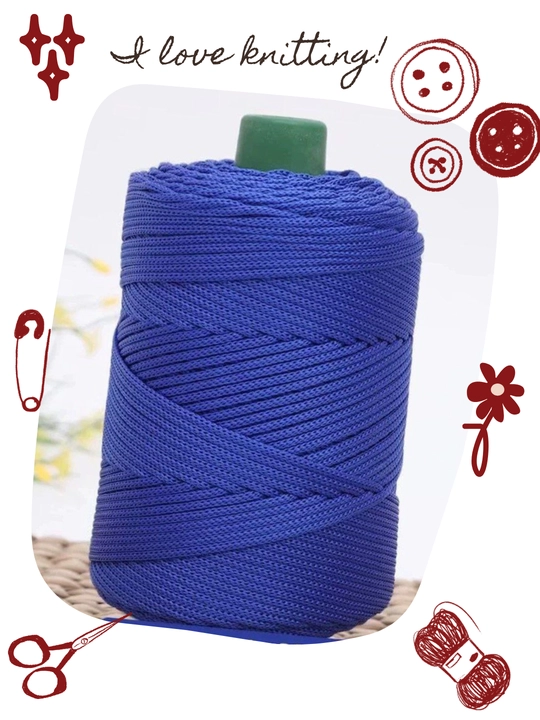 Poliefir shnur ip, sumka to‘qish uchun, 220 gr - 