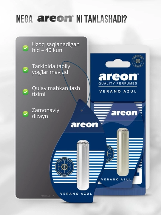 Ароматизатор для машины Areon Lux Sport Liquid, освежитель воздуха для авто, 5 мл