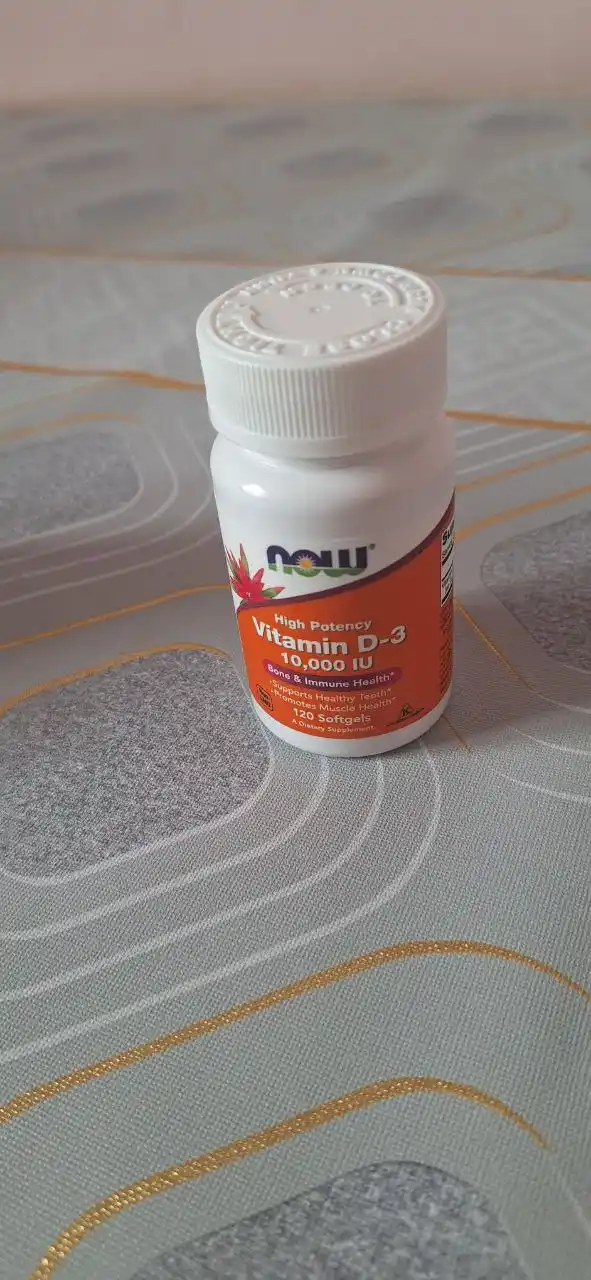 NOW Foods, D3 vitamini, yuqori quvvat, 10 000 IU, 120 kapsulalar