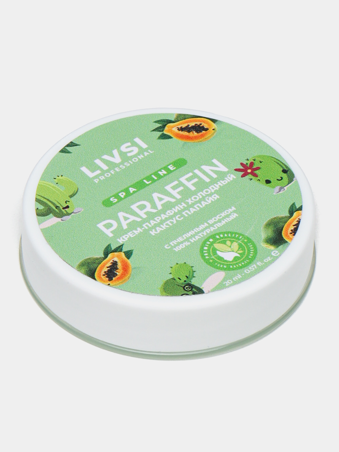 Qo'llar va oyoqlar uchun sovuq parafin kremi Livsi, 20 ml