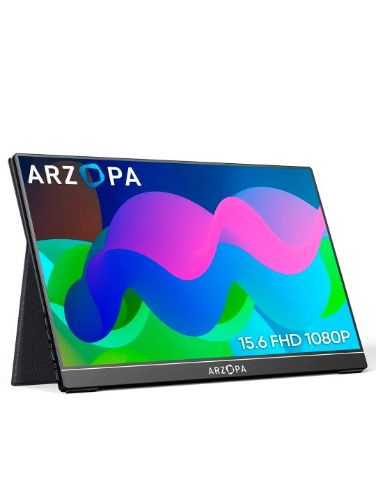 Arzopa A1 portativ monitori Gamut, 1920 * 1080, 60 Gs, IPS, 15.6 duym