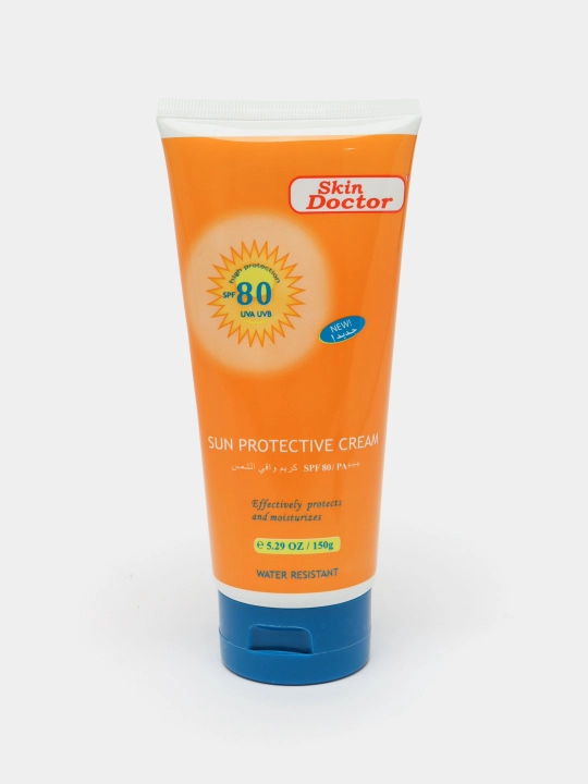 Солнцезащитный крем Skin Doctor SPF 80 PA+++, с кокосовым маслом и витамином Е, 150 мл - 