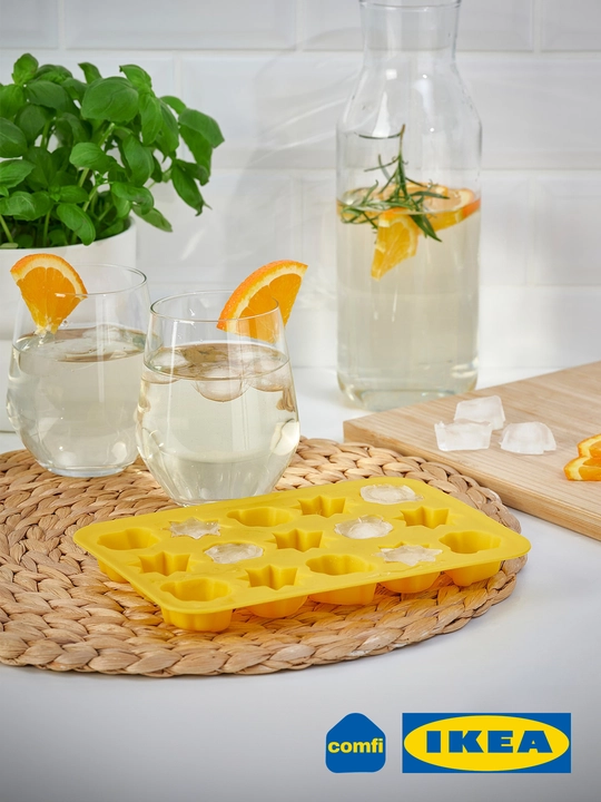 Силиконовая форма для льда, конфет и леденцов IKEA, 16 отсеков