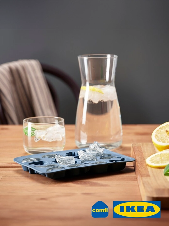 Силиконовая форма для льда, конфет и леденцов IKEA, 16 отсеков