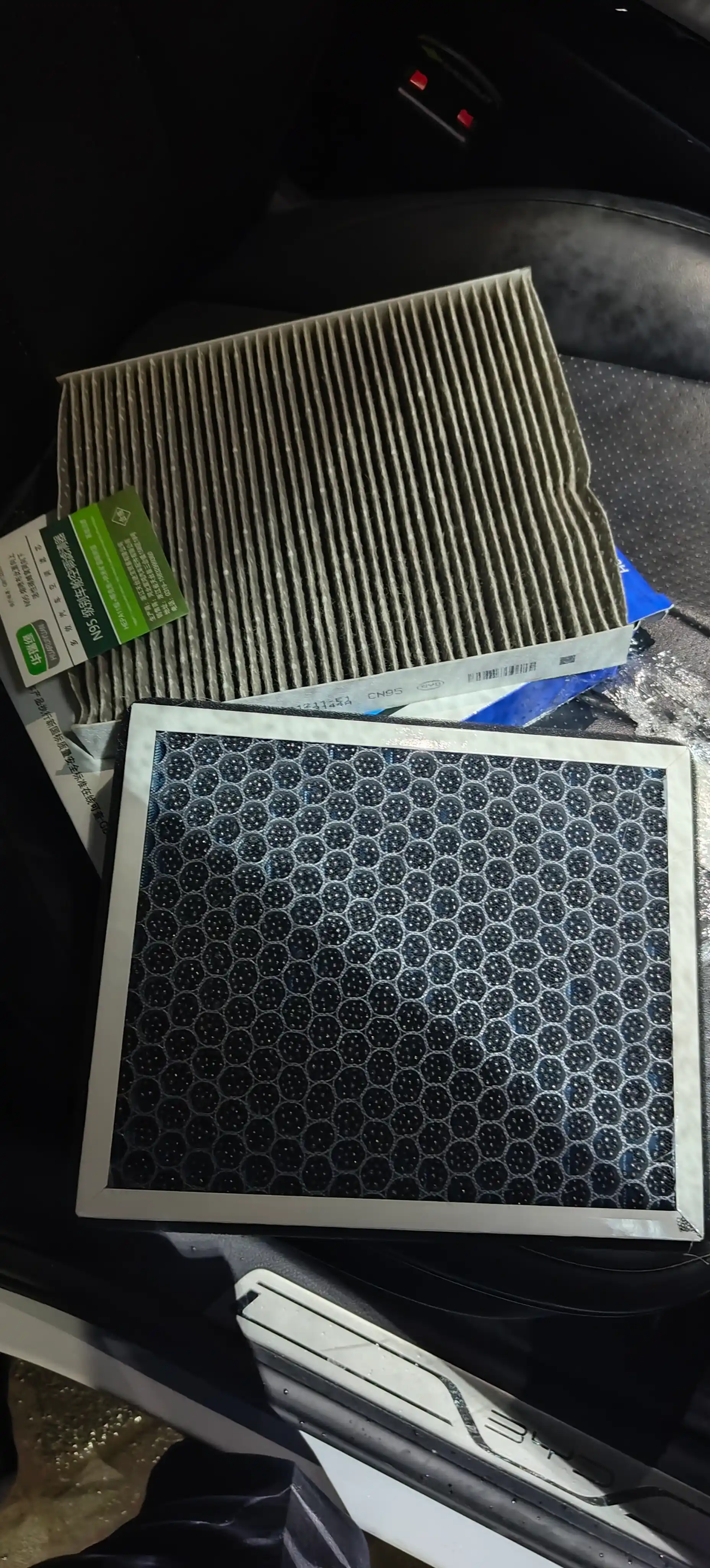 BYD SONG PLUS DMI,  BYD SONG PRO uchun, ikki qavatli, HEPA N95 salon havo filtri