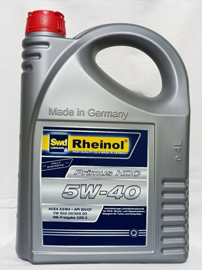 Motor moyi, Swd Rheinol, barcha modellar, yarim sintetik, 10W-40, 5W-30, 5W-40, 10W-60 - 