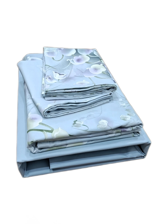 Ikki kishilik choyshab to'plami Linen home, satin, 240 * 240 sm
